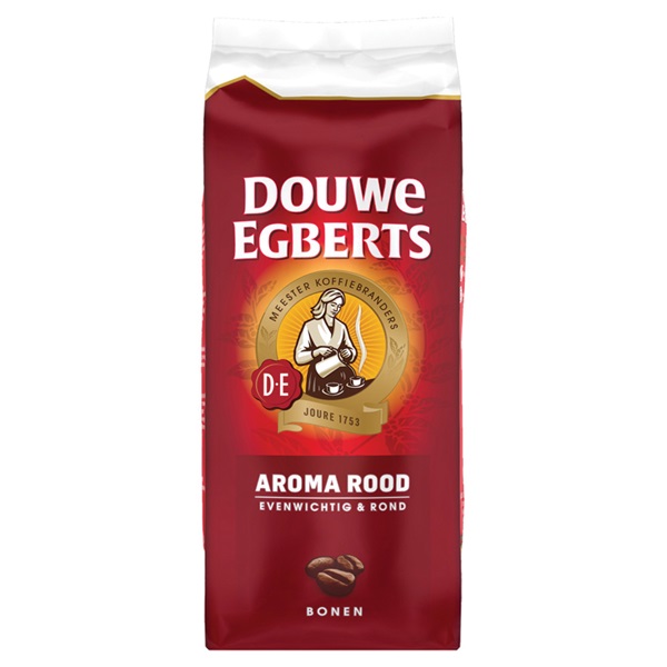 Douwe Egberts koffiebonen aroma rood