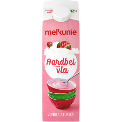 Melkunie Aardbeismaak Vla