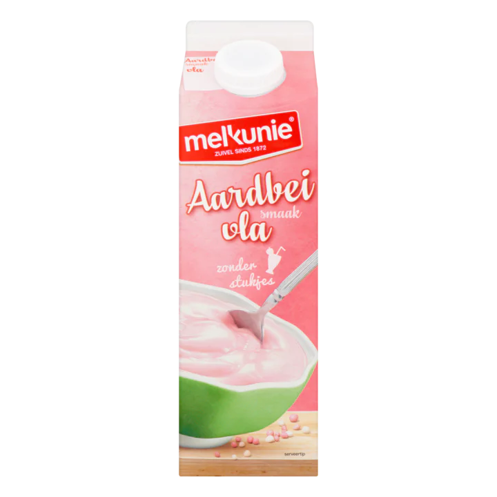 Melkunie Aardbeismaak Vla