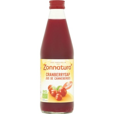 Zonnatura Cranberry sap 100% puur