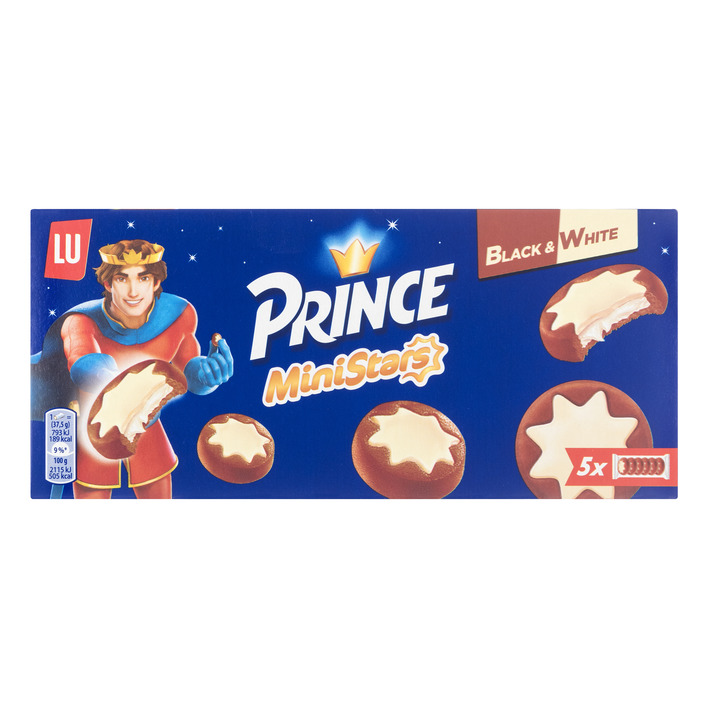 Prince Biscuits ministars black & white