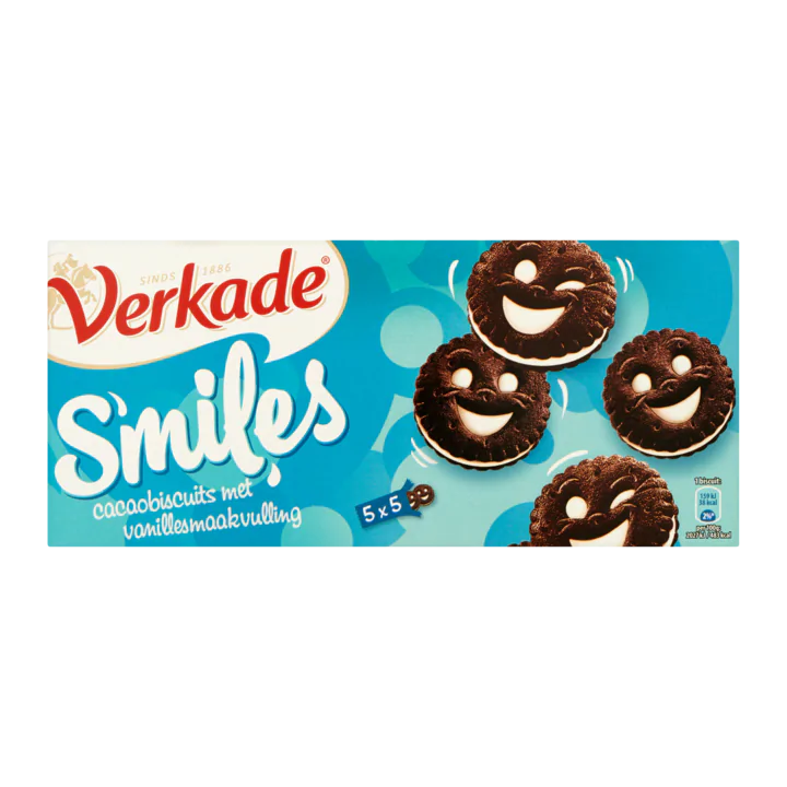 Verkade Smiles 5 x 5 Stuks