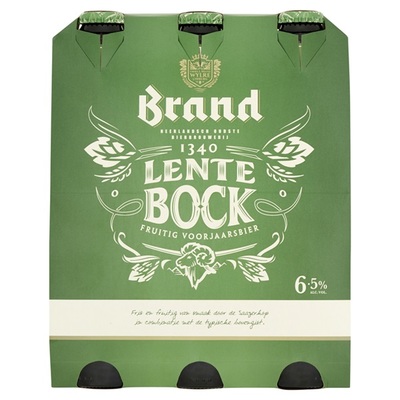 Brand Lentebock Bier Fles