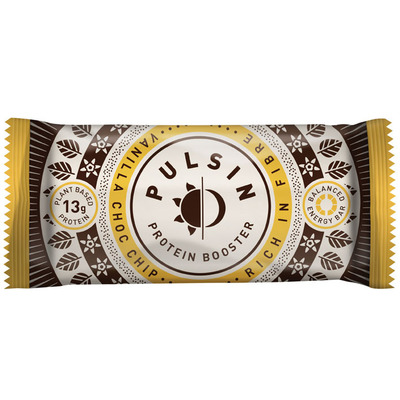 Pulsin Vanilla choc chip protein snack