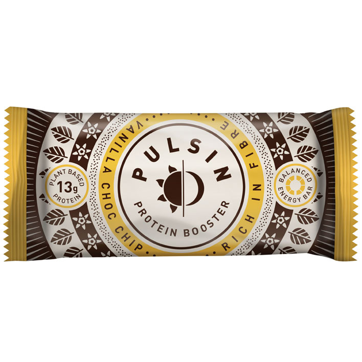 Pulsin Vanilla choc chip protein snack