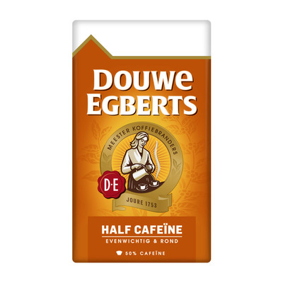 Douwe Egberts Half cafeïne filterkoffie