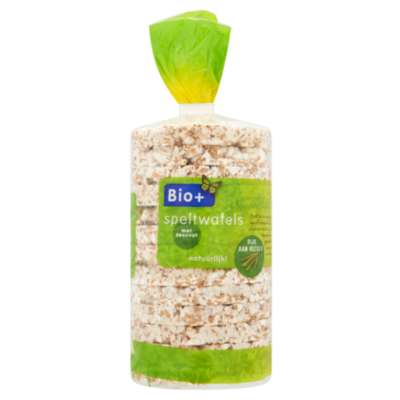 Bio+ Speltwafels met zeezout