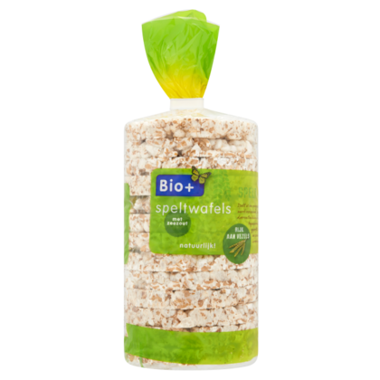 Bio+ Speltwafels met zeezout