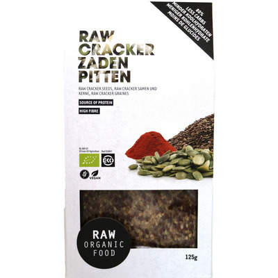 Raw Organic Food Crackers zaden en pitten