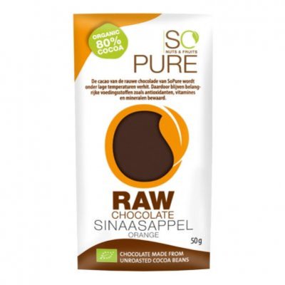 So Pure Raw chocolate-orange