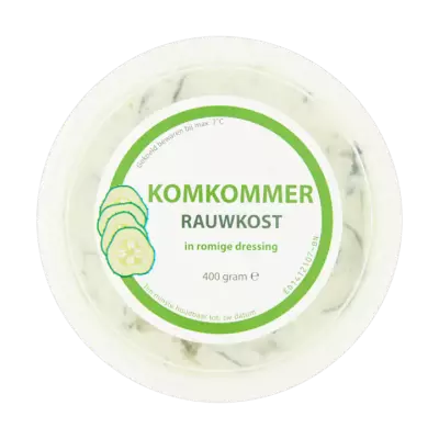 Komkommer Rauwkost in Romige Dressing
