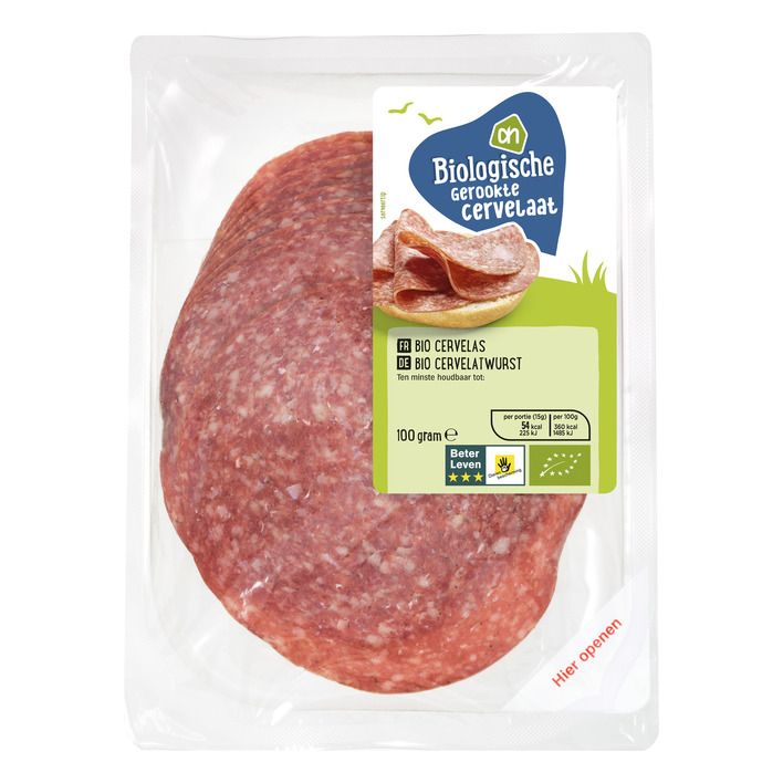 Huismerk Biologisch Gerookte cervelaat