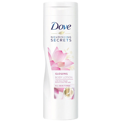 Dove Bodylotion glowing