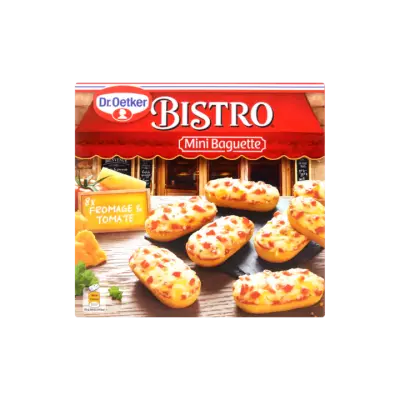 Dr. Oetker Bistro Mini Baguette Formage & Tomate 8 Stuks
