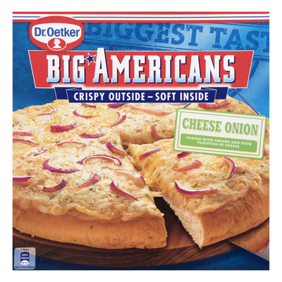 Dr. Oetker Big Americans pizza cheese onion