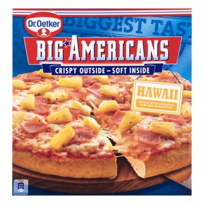 Dr. Oetker Big Americans pizza Hawaii
