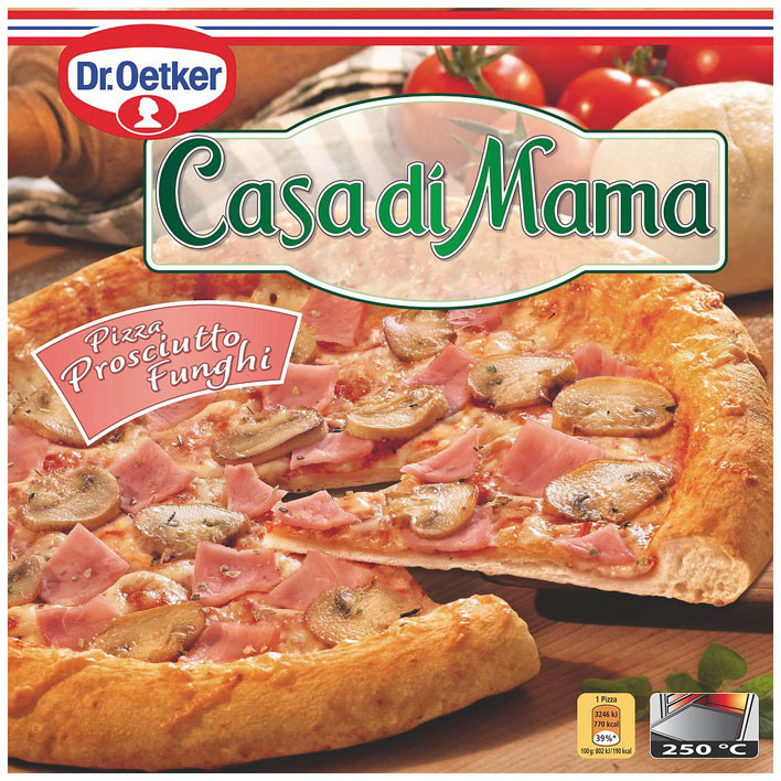 Dr. Oetker Casa di Mama pizza prosciutto funghi