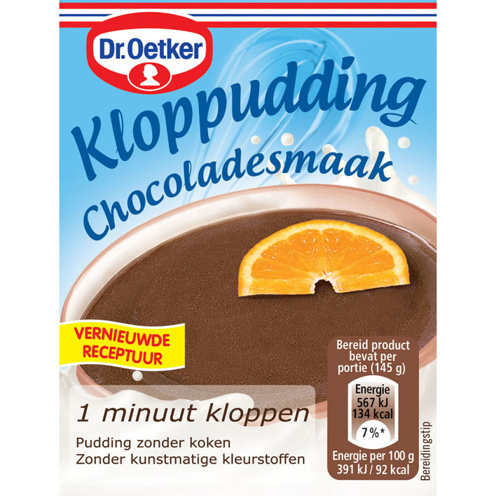 Dr. Oetker Kloppudding chocolade
