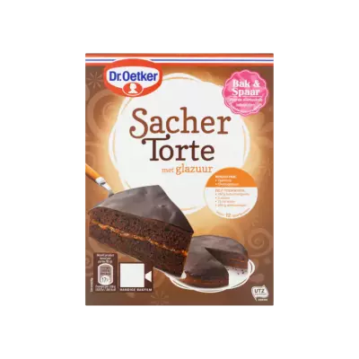 Dr. Oetker Mix voor Sacher Torte met Glazuur
