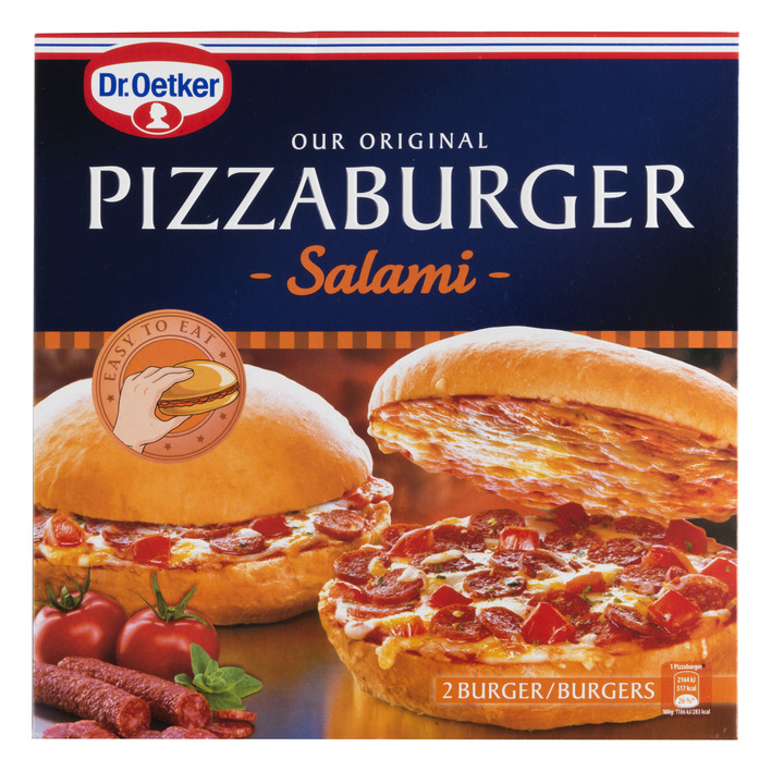 Dr. Oetker Pizzaburger salami