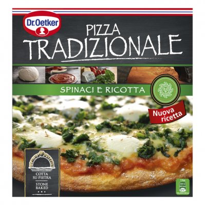 Dr. Oetker Pizza tradizionale spinaci e ricotta