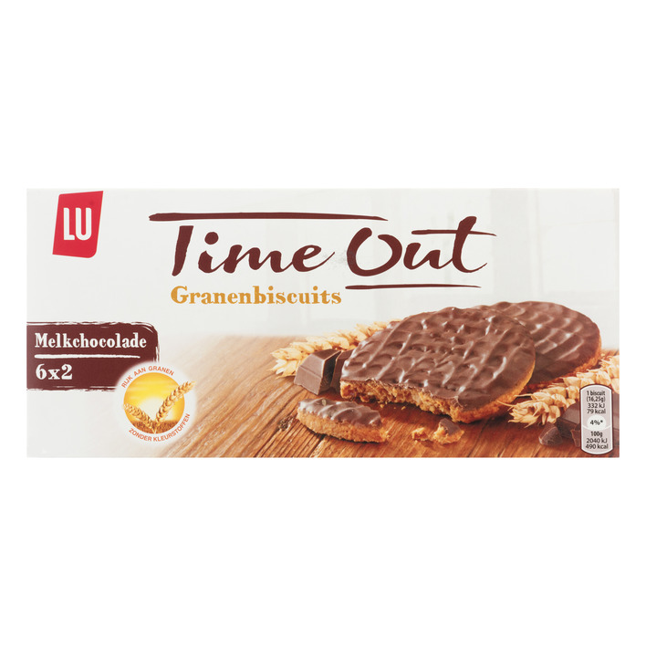 Time Out Granenbiscuits chocolade