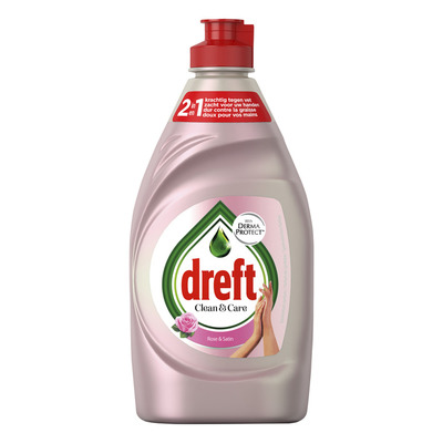 Dreft Clean & soft afwasmiddel roos-satijn