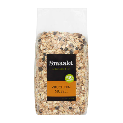 Smaakt Biologisch Vruchtenmuesli