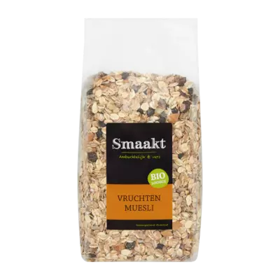 Smaakt Biologisch Vruchtenmuesli
