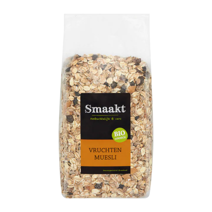 Smaakt Biologisch Vruchtenmuesli