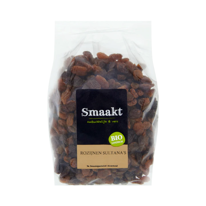 Smaakt Biologisch Rozijnen Sultana's