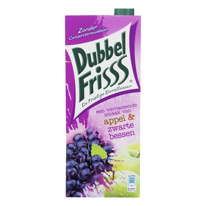 DubbelFrisss Appel & zwarte bes