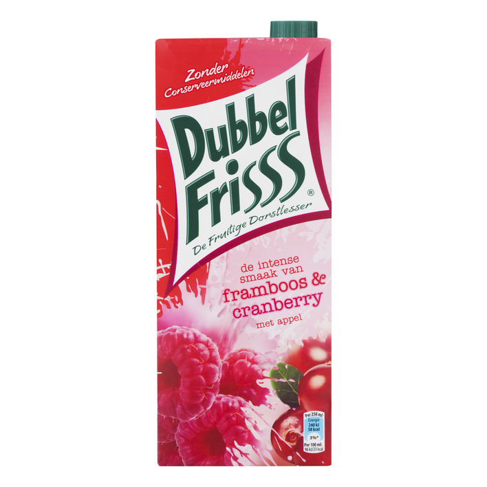 DubbelFrisss Framboos & cranberry