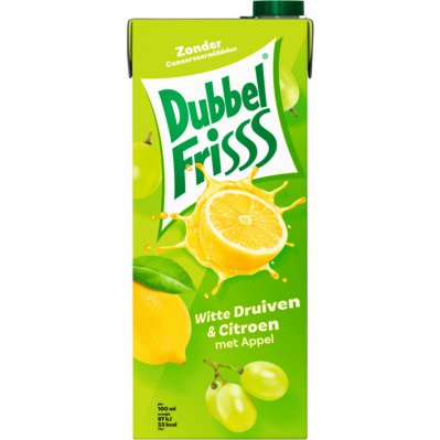 DubbelFrisss Witte druiven & citroen