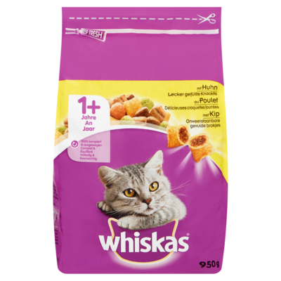 Whiskas Kattenvoer Droog Kip 1+ Jaar 950 g