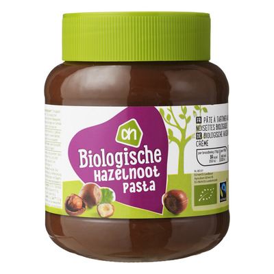 Huismerk Biologisch Hazelnootpasta
