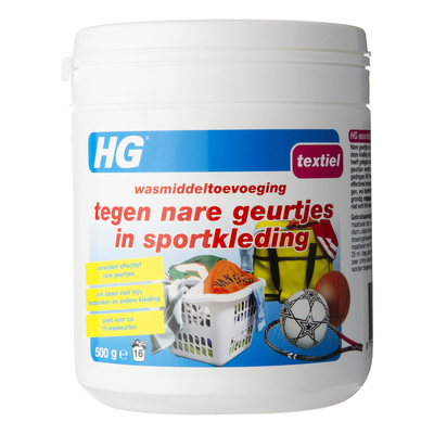 HG Wasm.tegen nare geurtjes in sportkleding