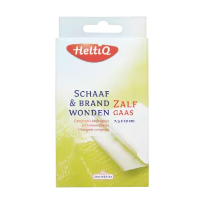 HeltiQ Schaaf & Brand Wonden Zalfgaas 7,5 x 10 cm
