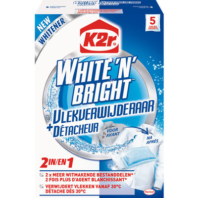 K2R White 'n bright vlekverwijderaar doekjes