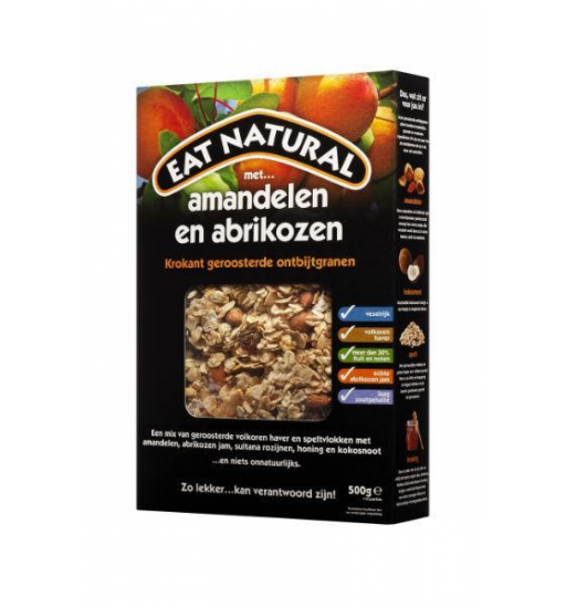 Eat Natural Ontbijtgranen amandel en abrikoos