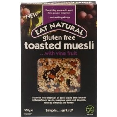 Eat Natural Glutenvrij Krokant Geroosterde Ontbijtgranen met Rankfruit