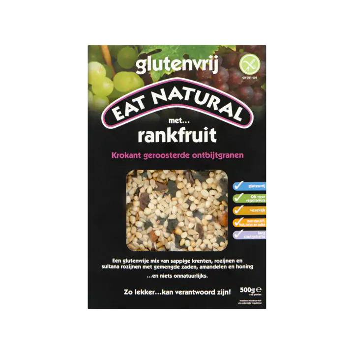 Eat Natural Glutenvrij Krokant Geroosterde Ontbijtgranen met Rankfruit