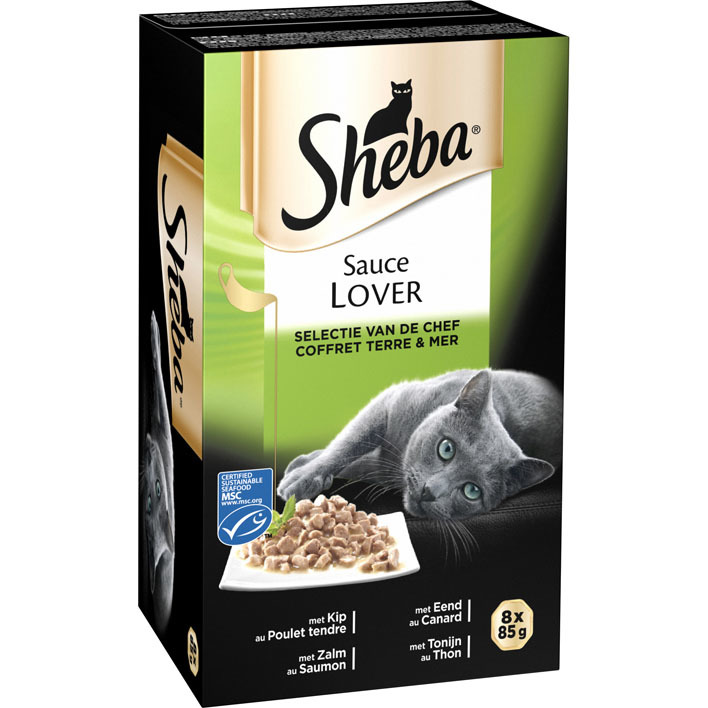 Sheba Kattenvoer nat selectie van de chef