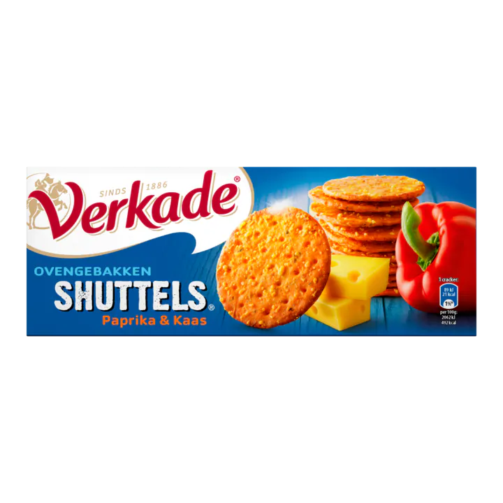 Verkade Shuttels Paprika & Kaas