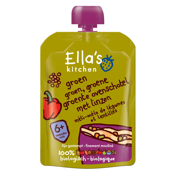 Ella's Kitchen Groente ovenschotel met linzen 6+ mnd