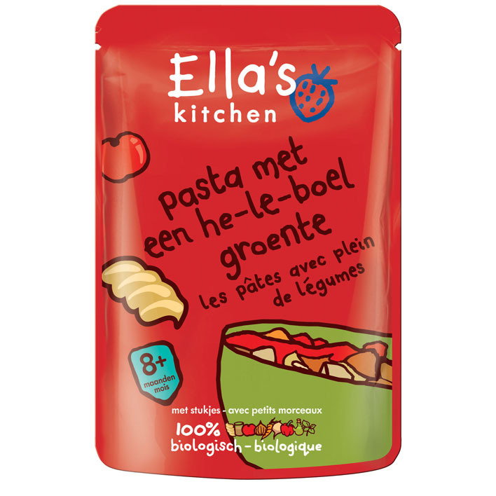 Ella's Kitchen Pasta met een he-le-boel groente 8+ mnd