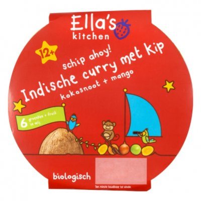 Ella's Kitchen Indische curry met kip 12+ mnd