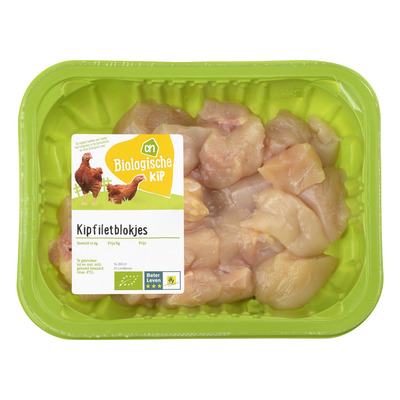 Huismerk Biologisch Kipfiletblokjes
