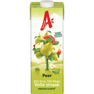 Appelsientje Peer minder fruitsuiker