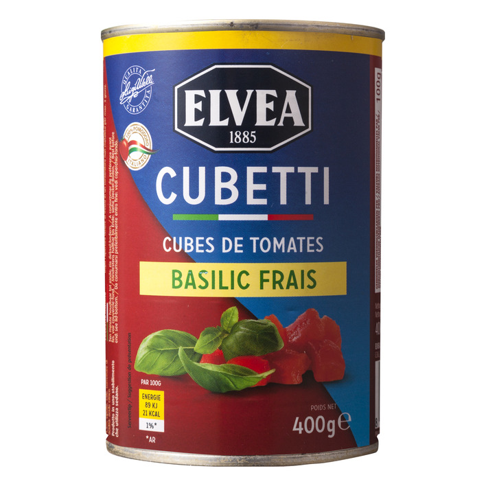 Elvea Cubetti tomatenblokjes verse basilicum